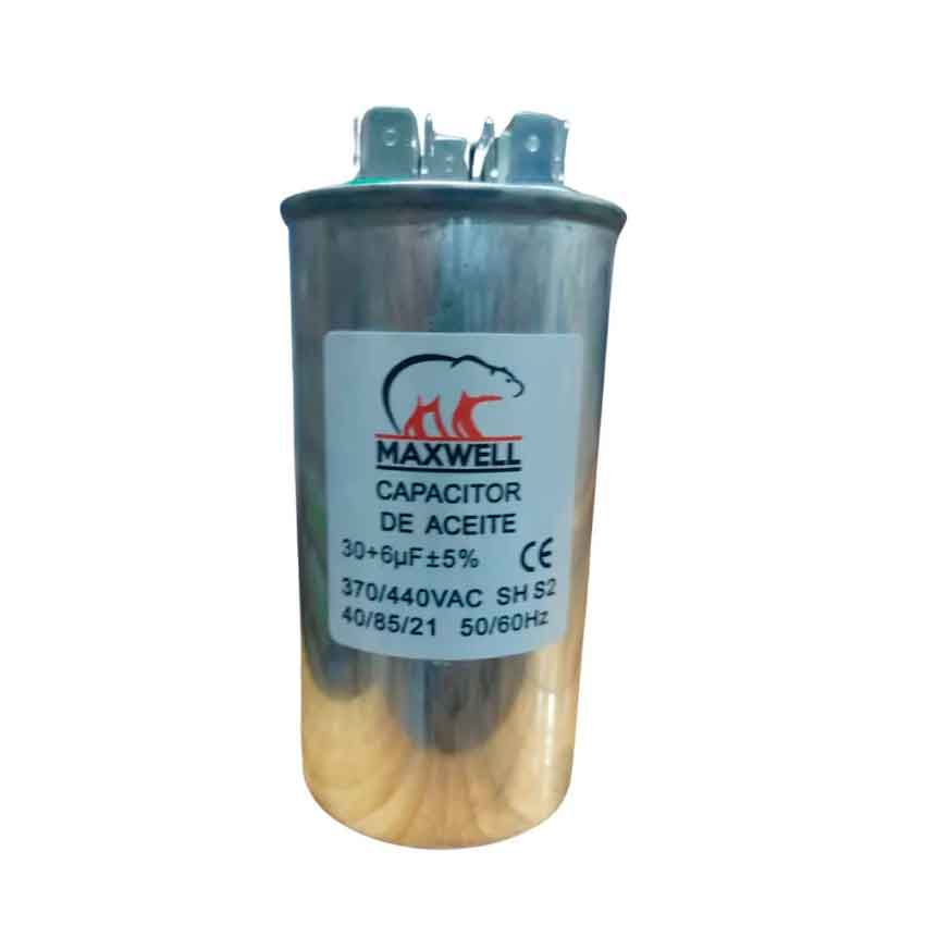 CAPACITOR ACEITE MAXWELL 30MF 370/440V 